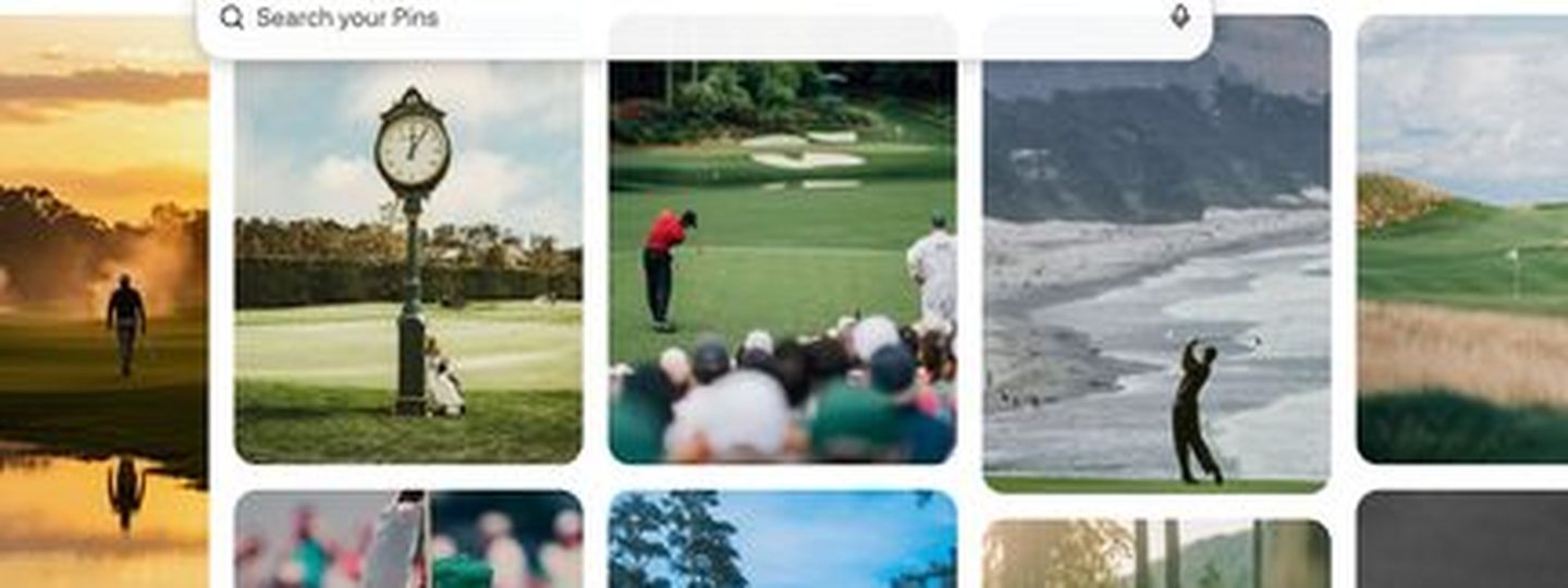 Golf landscape and culture reference board